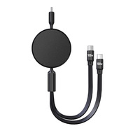 Compatible avec les câbles de charge rapide PD 15/16W à double port rétractables Type-C, options de cadeaux personnalisés