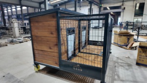 Wetterfestes Umweltfreundliches Outdoor-Hundehaus in S M L Größenvarianten Langlebiger Tierunterstand für Terrasse und Garten - Product Image 3