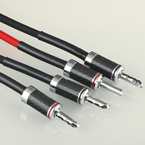 Cabo de Áudio HiFi 5N Cobre OCC Banhado a Prata, Fio de Qualidade Audiófila com Conector Banana para Amplificador de Estúdio e Home Theater - Product Image 2