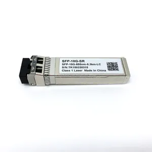 Hot sell10g SFP + Duplex 300M 850nm LC nối 10gbase-sr MMF Multimode 10GB Module thu phát quang SFP-10G-SR