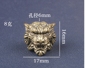Pendentif porte-clés <span class=keywords><strong>Hellboy</strong></span> en laiton, figurine artisanale, accessoires de paracorde DIY, bijoux moulés, armure - Product Image 4