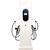 Mennekes Type 2 Gbt Commercial Dual 7kw * 2 Type1 Chargement 14KW AC Chargeur de voiture Double Gun EV Charge Station Ocpp GBT