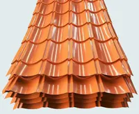 Lámina de acero galvanizado con revestimiento de Color, lámina de techo de metal corrugado, PPGI, para casa prefabricada, materiales de construcción