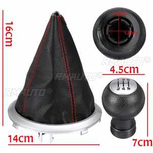 Poignée de levier de vitesses de voiture à 5 vitesses avec cache-poussière pour Suzuki Swift 2005-2010 SX4 2007-2013 ALTO 2010-2015 - Product Image 6