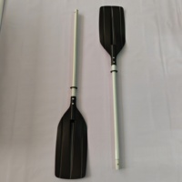 Kayak gonflable à double lame en aluminium et PVC de 220 cm, détachable, pour canoë, rafting, dérive et tourisme