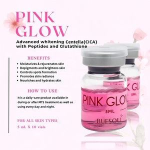 Set di Fiale Premium Skin Booster Pure PDRN Pink Glow 5ml, <span class=keywords><strong>Siero</strong></span> Ampoule Anti-età per la Cura e Riparazione della Pelle - Product Image 2