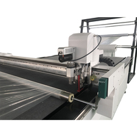 Toyobo Thobe tela poliéster tejido liso para tela árabe troquelado CNC máquina vibradora de corte Digital Plotter con CE ISO