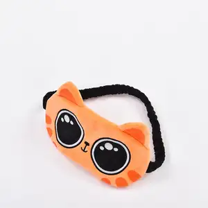 Máscaras de Ojos de felpa personalizadas al por mayor, máscaras de ojos para niños de animales de peluche