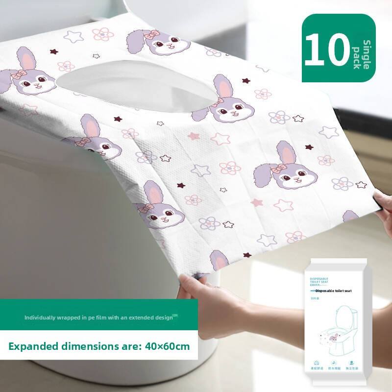 Lapins violets imprimés 40*60cm (10 pièces/sac)