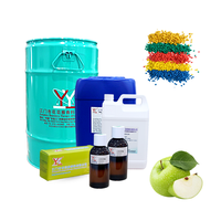 Essence industrielle de parfum de pomme verte en résine plastique et latex, résistante aux hautes températures, désodorisant et amplificateur de parfum