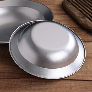 อ่างสแตนเลสทรงหมวกปีกกว้าง ป้องกันการตกแตกและกันความร้อน เหมาะสำหรับสลัดผลไม้ ปลาตุ๋น เนื้อตุ๋น พาสต้า ผักดอง ผักกาดจีน อ่างลึก - Product Image 3