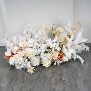 Flores de Boda Personalizadas, Camino de Flores Artificiales Coloridas para el Pasillo, Decoración para Propuesta de Matrimonio, Venta al Por Mayor - Product Image 5