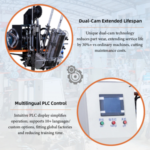 Sử dụng lâu dài bàn chải tự động làm cho máy để làm sạch, giày, chổi và tóc hộ gia đình bàn chải 2 trục tufting máy - Product Image 4