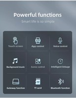 Hub kontrol pusat BLE WiFi rumah pintar 8 inci, Host musik layar sentuh terpasang di dinding multifungsi Android