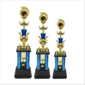 Fabricants de trophée en métal, Base noire, personnalisé, gymnastique, football, grande taille, médaille, Golden Sports Champions League, trophée Cup - Product Image 2