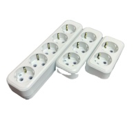 Multiprise industrielle AOTA standard européenne avec 5 prises, câble de 1,8 m, 10 A
