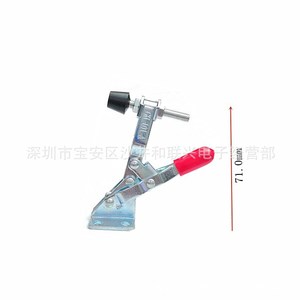 Gh-101-A Vertical <b>Quick</b> <b>Clamp</b> 9.0mm Outer Diameter Adjustable Industrial <b>Clamp</b> Galvanized Steel Metric Type A - Product Image 3