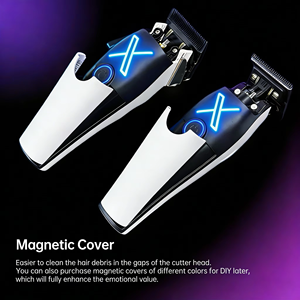 Tondeuse à cheveux électrique professionnelle sans fil, portable, rechargeable, pour salon, boîtier en plastique, charge rapide - Product Image 2