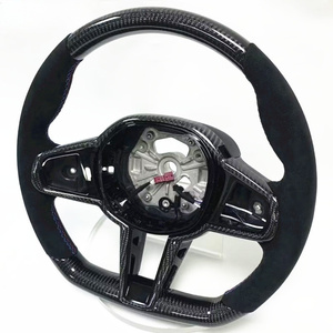 Para <span class=keywords><strong>BMW</strong></span> 3 4 5 6 7 Series X3 X4 <span class=keywords><strong>M3</strong></span> M4 <span class=keywords><strong>CS</strong></span> para gamuza medio volante fibra de carbono seca estilo F G cordón calentado - Product Image 6