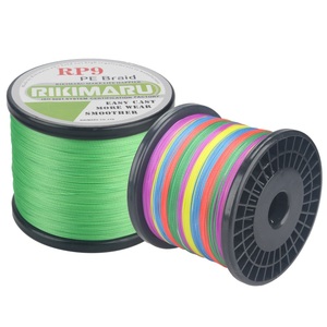 Rikimaru RP9 9-strengs 1000m PE gevlochten vislijn supersterk zeevissen 150LB 200LB hengelsportlijn voor karpervissen zachte gevlochten lijnen - Product Image 5