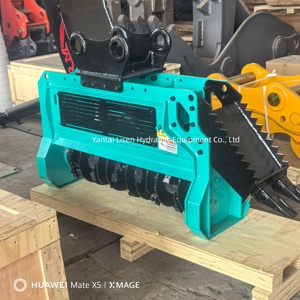 Broyeur forestier pour excavatrice, attache de déchiqueteuse pour vergers et vignobles, broyeur d'arbres <span class=keywords><strong>à</strong></span> changement rapide - Product Image 4