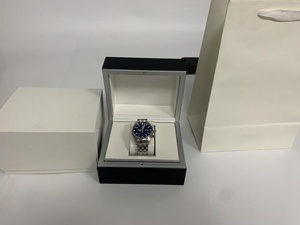Reloj de Pulsera Cronógrafo para Hombre, Mecánico Automático Premium, Esfera Azul Sunburst, Correa de Acero Inoxidable - Product Image 3