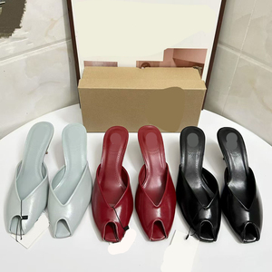 2025 estate nuovo prodotto scarpe da <span class=keywords><strong>donna</strong></span> belle pantofole con tacco grande moda banchetto esterno sandali col tacco alto - Product Image 2