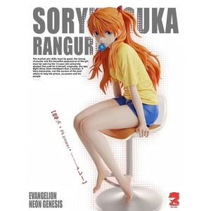 Figurine d'action robot Evangelion BBG <span class=keywords><strong>Asuka</strong></span> en PVC, modèle de décoration anime, jouets tendance pour bureau - Product Image 1