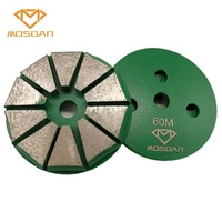 3 pouces Grit 16 Super Soft Bond Béton Diamant Disque De Meulage 10 Plaque Segment Rondelles Outils