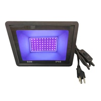 405nm 465nm 365nm 395nm foco LED Luz de inundación 200W 50W 100Watt 150W UV reflector retroiluminación impermeable