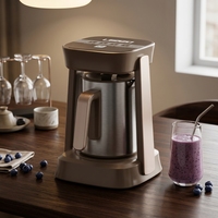 Machine à café turque automatique, machine à café grec électrique avec pot amovible, cafetière à une touche de 250 ml pour la maison et le bureau