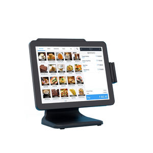 <span class=keywords><strong>15</strong></span> 인치 + 9.7 인치 알루미늄 합금 쉘 윈도우 POS 기계 효율적인 현금 등록기 듀얼 스크린 Pos 시스템 - Product Image 2