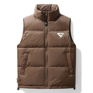 Veste matelassée <span class=keywords><strong>sans</strong></span> manches personnalisée pour <span class=keywords><strong>homme</strong></span>, hiver 2024, veste d'extérieur, vente en gros, <span class=keywords><strong>taille</strong></span> unisexe, fermeture éclair, gilet - Product Image 1