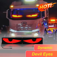 BRAD Smart Truck Pare-Brise Affichage Flexible Voiture Dyamic Devil Eye LED Panneau Doux LED Signe Conseil Animation Smart Scrolling Nouveau