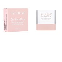 Fond de Teint en Stick Longue Tenue Anti-Bavures Couvrance Totale Contrôle du Sébum Hydratant Effet Peau Nue Naturelle Maquillage Couvrant les Pores Foncés
