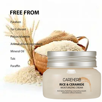 Crème hydratante de visage de céramide de riz de soins de la peau de la Malaisie coréenne pour la peau rougeoyante