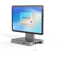 Tablette Android personnalisée avec broches magnétiques Pogo, tablette 12 pouces, terminal de paiement NFC avec station de charge