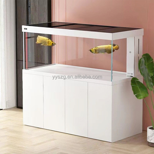 <span class=keywords><strong>Aquarium</strong></span> d'<span class=keywords><strong>eau</strong></span> <span class=keywords><strong>douce</strong></span> tout-en-un en verre ultra-clair 850L-1000L avec filtre intégré et support en alliage d'aluminium - Product Image 4