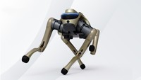 Da Mao Télécommande Chien Robot Pliable en Acier Inoxydable Quadrupède Mécanique à Intelligence Artificielle avec Fonction de Marche sur Tapis
