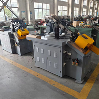 JINGU-2000 Entièrement Automatique Hydraulique Cannelure Arbre Tige En Acier Rebar Filetage Machine À Rouler Vis Boulon Faisant La Machine