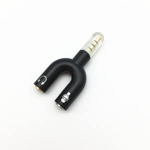 Adaptador Tipo U, Divisor de Cable de Audio de PVC con Conector Dual de 3.5 mm para Auriculares, Micrófono 2 en 1, Conector Giratorio, <span class=keywords><strong>Conversor</strong></span> de Audio para Computadora - Product Image 6