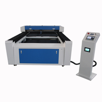 Machine de découpe et de gravure au laser CO2 avec têtes laser à mise au point automatique (montant/ descendant) pour matériaux en pierre, plastique, verre, caoutchouc - Refroidie par eau