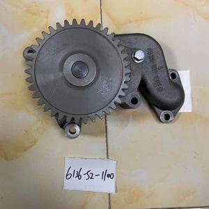 ปั๊มน้ำมันเครื่องยนต์ 6D105 สำหรับรถขุด PC200-3 รุ่น 6136-52-1100 6136521100 - Product Image 4