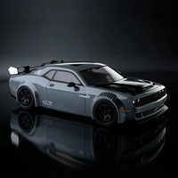 HNR H9802 PANTHER SRT 1/10 Lumières 2.4G Course plate Électrique Drifting 4WD Télécommande 1 10 Dodgi Voiture RC Brushless Cadeau d'anniversaire