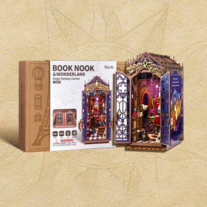 Robot ime Rolife US Warehouse Holz puzzles TGB14 Magic Fantasy Eck buch Nook <span class=keywords><strong>Shelf</strong></span> Insert Kit DIY Miniatur haus - Product Image 6
