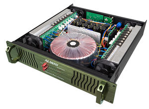 Fabrik-Großhandel Auway AOW1800 Leistungsverstärker Klasse H 2U 2-Kanal Messeausrüstung 1500W Audio Metallgehäuse 220-240V - Product Image 6