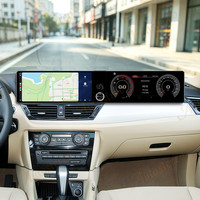 Autoradio Android à double écran de 25 pouces avec écran Carplay pour BMW Série X1 E84 2009-2015 Lecteur multimédia GPS Navigation Unité principale