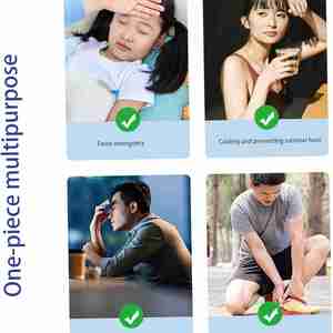 100 Parches Refrigerantes para la Fiebre, Parches de Gel Suave para Niños, Alivio Instantáneo del Dolor de Cabeza y Fiebre - Product Image 3