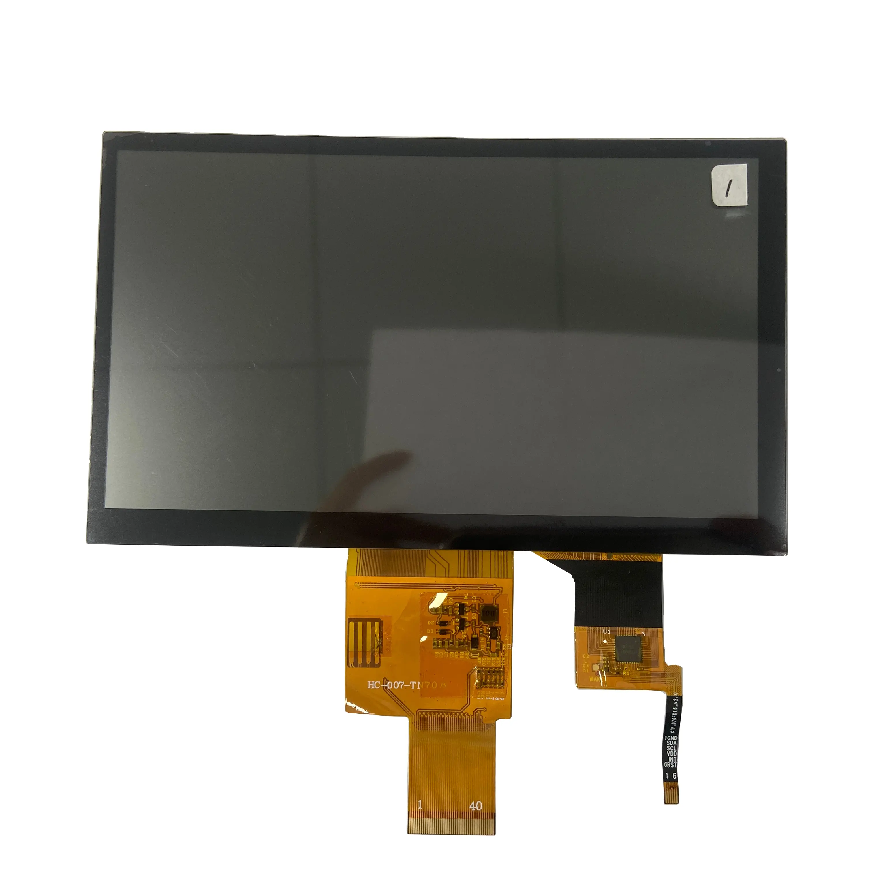 Display Lcd 7 pollici TFT 800 * RGB * 480 touch panel con capacità trasmissiva TFT LCD