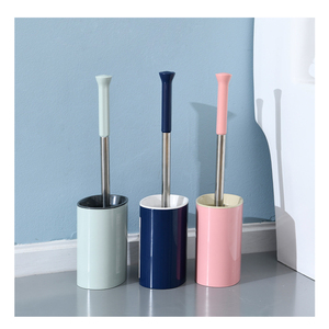 <span class=keywords><strong>Brosse</strong></span> <span class=keywords><strong>WC</strong></span> en plastique de haute qualité avec long manche, poils doux colorés, <span class=keywords><strong>brosse</strong></span> de nettoyage pour toilettes en plastique avec <span class=keywords><strong>support</strong></span> mural - Product Image 3